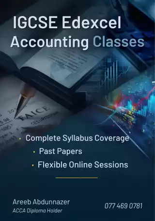 IGCSE Edexcel Accounting