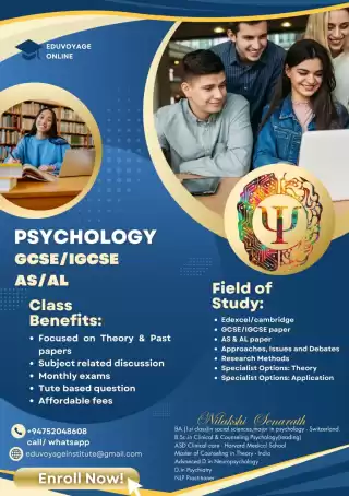 IGCSE/GCSE (O/L) Psychology Class