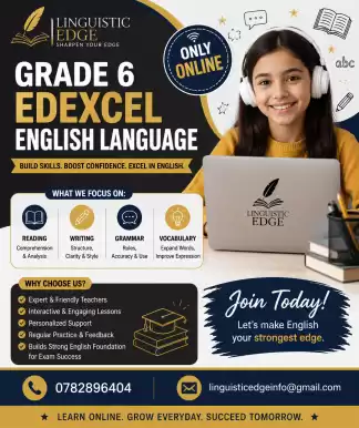 IGCSE Grade 6 English Classes – Online Tuition
