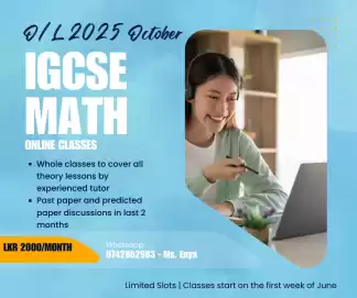 IGCSE Mathematics Online Whole Classes