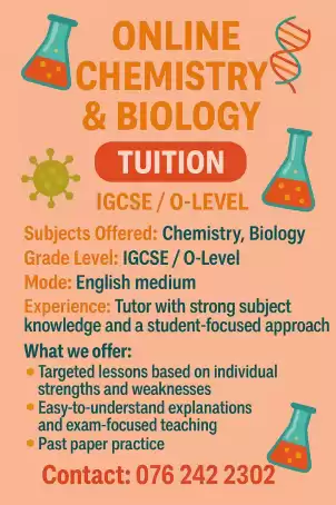 IGCSE | O/L Chemistry and Biology tuition