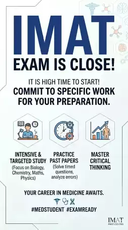 IMAT exams are very close ! High time to start IMAT specific preperations !