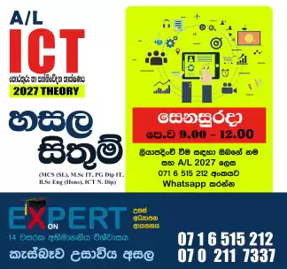 Individual and Group Classes for A/L ICT