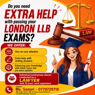 Individual and Group classes for University of London LLB exams