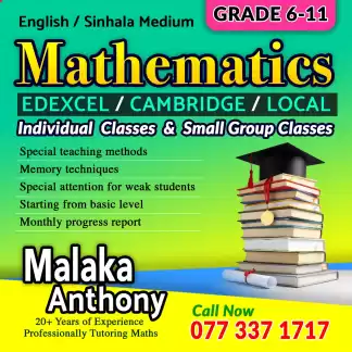 Individual classes (Home visit) for grade 6 to O/L