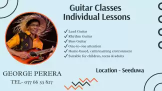 Individual Guitar Classes – Seeduwa