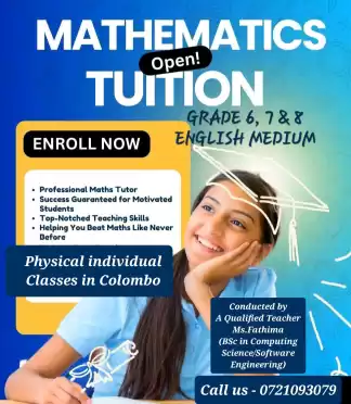 INDIVIDUAL MATHS CLASSES IN COLOMBO