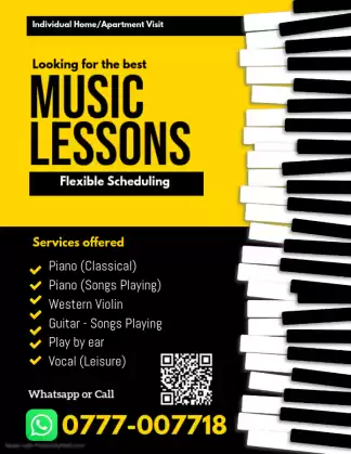 Individual Music Lessons | Piano Guitar & Western Violin Lessons