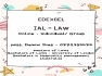 International Advanced Level Law Classes - Edexcel- Individual / Online
