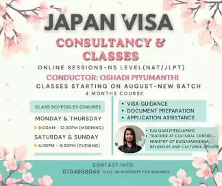 JAPANESE LANGUAGE CLASSES AND VISA ASSISTANCE