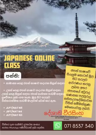 Japanese online class