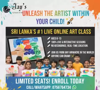 Join Colombo’s Most Trusted Art Class - Now Live Worldwide!