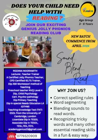 Jolly Phonics Reading Class 📚
