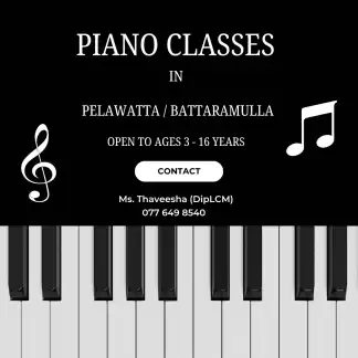 Kids Piano Lessons In Pelawatta / Battaramulla