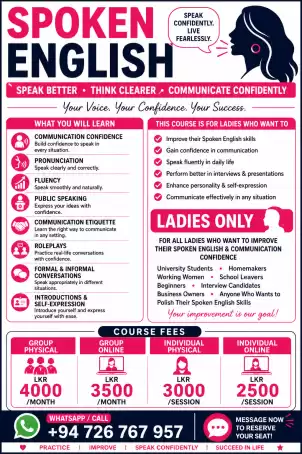 Ladies Spoken English Classes | Build Confidence & Speak Fluently