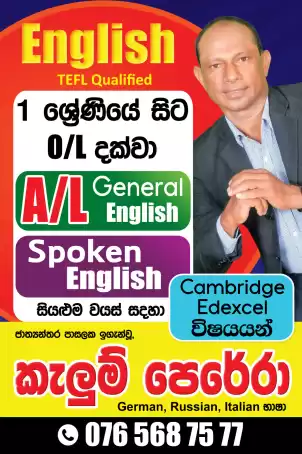 Language classes Online and home visits