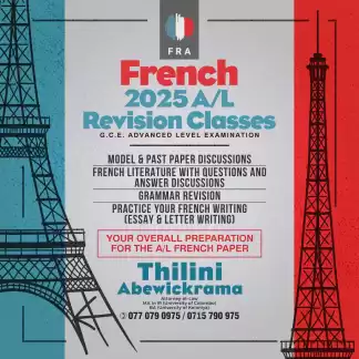 Last 6 months revision for 2025 A/L French exam