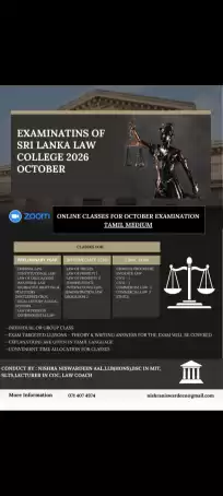 LAW College Preliminary year, Intermediate Year,Final Year Classes