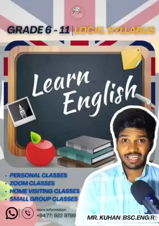 📘 Learn English – Grade 6 to 11 (Local Syllabus)