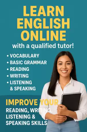 Learn English Online with a Qualified Tutor