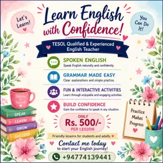 🌟 Learn English with Confidence! 🌟