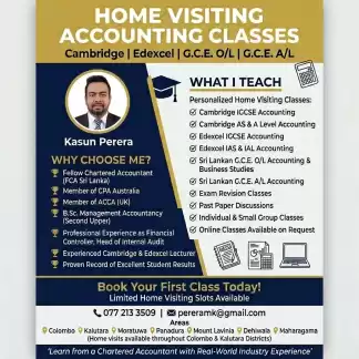 Learn from a Chartered Accountant