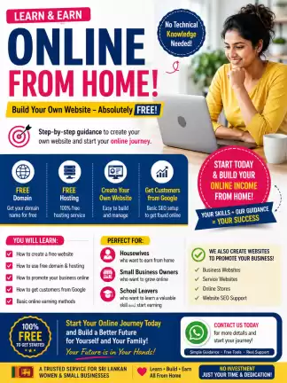 💻 Learn How To Earn Online With Free Website Setup