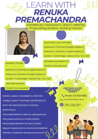 Learn with Renuka Premachandra