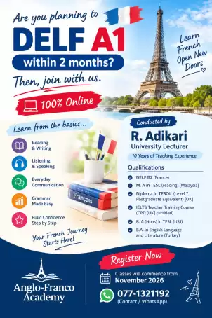 Let's do French within 2 months