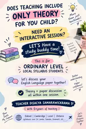 Let’s prepare for exams without stressing! English is not a subject anymore