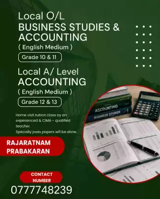 Local Advance Level Accounting classes ( English Medium)