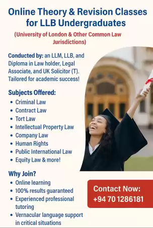 London LLB, Cambridge and Edexcel Law Theory and Revision Sessions