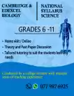 London/Local syllabus Science and Biology tuition