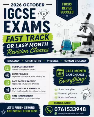 London O-level Edexcel IGCSE science | LAST MONTH REVISION| FAST TRACK COURSE FOR 2026 OCTOBER
