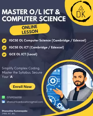 MASTER O/L ICT & COMPUTER SCIENCE (Cambridge/Edexcel/Local)