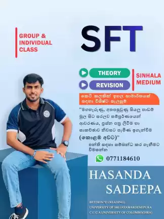 Master SFT: Sinhala Medium Theory & Revision Classes