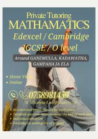 Mathamatcs EDEXCEL / Cambridge IGCSE / O Level