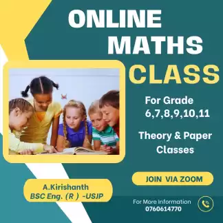 Mathematical online classes for Tamil and English medium