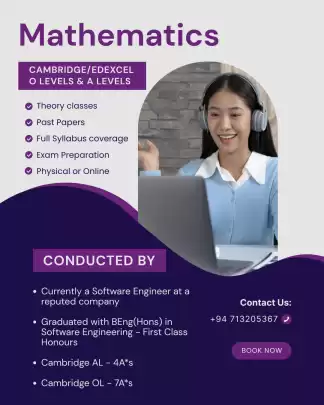 Mathematics - Cambridge | Edexcel - O Levels and A Level
