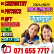 Mathematics/chemistry/ physics local/ edexel/ Cambridge