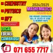 Mathematics/ chemistry /physics/ local /edexel Cambridge
