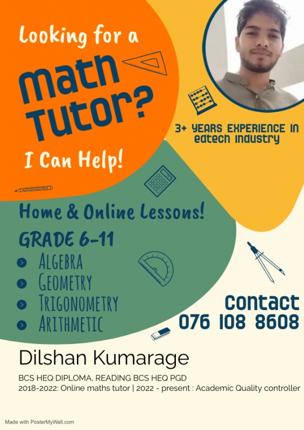 Mathematics class english medium (Grade 6-11)