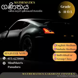 Mathematics Class (Grade 6 - 11 O/L)