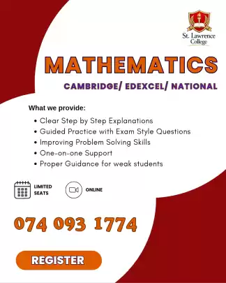 Mathematics Class with individual attention