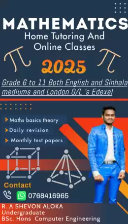 Mathematics Classes English and Sinhala Medium