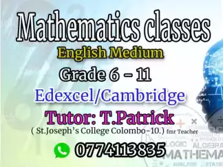 Mathematics classes (English Medium)