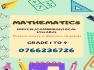 Mathematics Classes For Students From Grade 1 To 9 - Edexcel/Cambridge/Local Syllabus