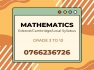 Mathematics classes for students from Grade 3 to 10
