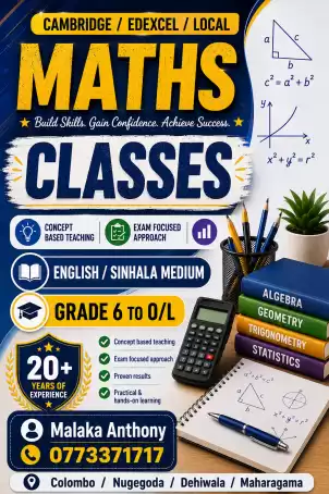 Mathematics Classes - Grade 6 To O-Level ( Local, Edexcel & Cambridge Syllabus )