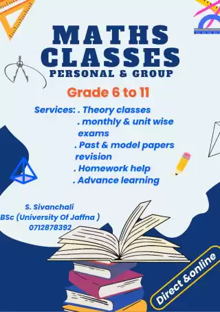 Mathematics Classes (Tamil Medium)